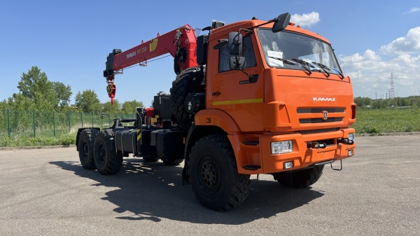 Седельный тягач 43118-73094-50 с КМУ Инман ИТ-150